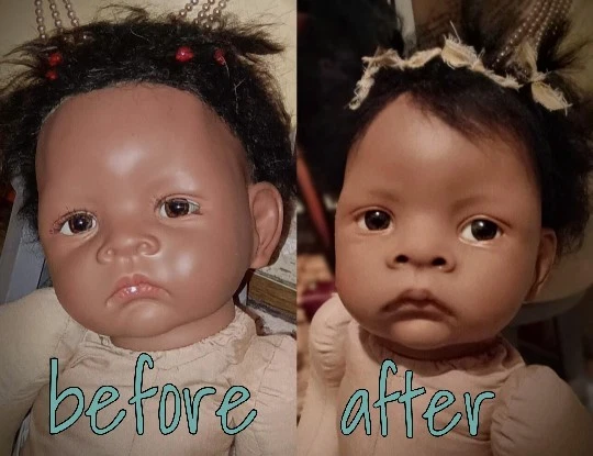 "Ashton Drake 21"" Jasmine Goes To Grandma So Truly Real Doll Waltraut Hanl / ADG Foto 2 de 4