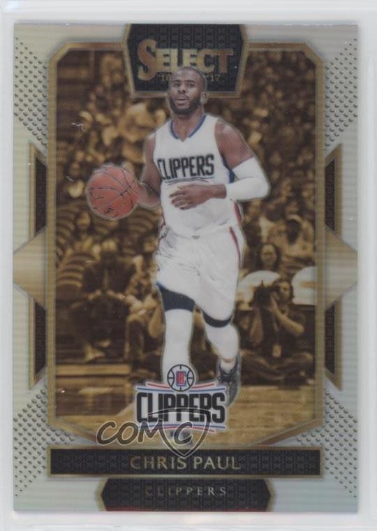 2016-17 Panini Select Courtside Silver Prizm Chris Paul #210 a6i