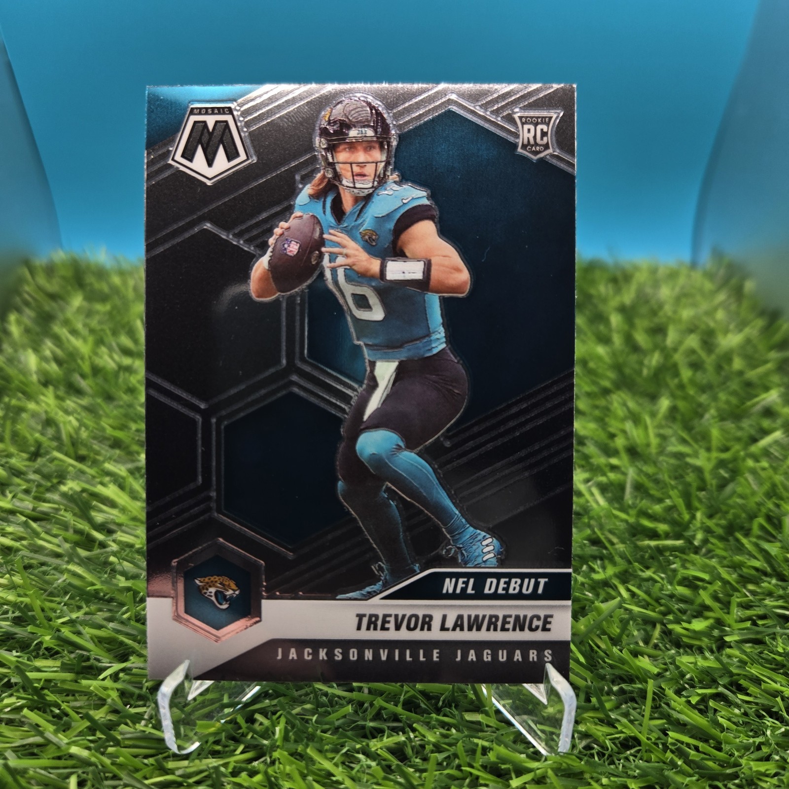 TREVOR LAWRENCE ROOKIE RC 2021 Panini Mosaic NFL Debut #241 Jacksonville Jaguars