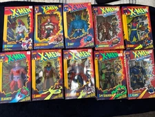 10 90s 10” X-MEN Action Figures X Force Metallic Mutants Deluxe Edition