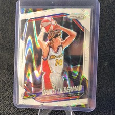Panini 2025 Prizm WNBA Nancy Lieberman Phoenix Mercury #34 White Raywave