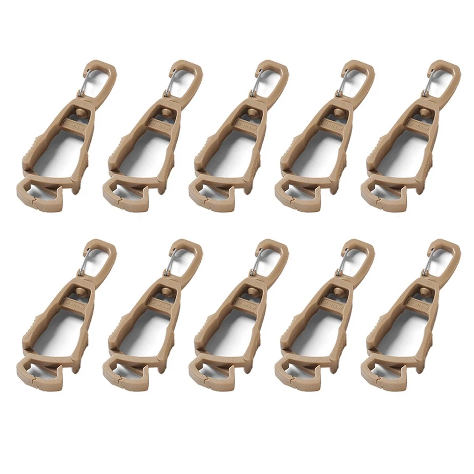  MOUNT Khaki Tragbare Handschuhe Haken Mehrzweck Handschuhe Clips-Drop Work7488