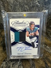 2025 Panini Flawless Trevor Lawrence Jaguars Distinguished Patch Auto /10