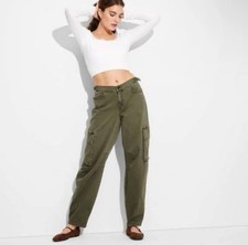 Wild Fable Women  s Medium Olive Cargo Pant Brand New with Tags