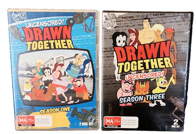 Drawn Together : Seasons 1 & 3 Comedy Central DVD's Region 4