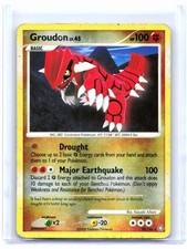 2008 Pokemon—Groudon #29/146 Legends Awakened—Rare Reverse Holo [Damaged] on eBay
