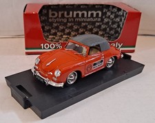 2714. BRUMM PROMO EXCLUSIVE S13/48A PORSCHE 356 Speedster chiusa “TMV Molinari”