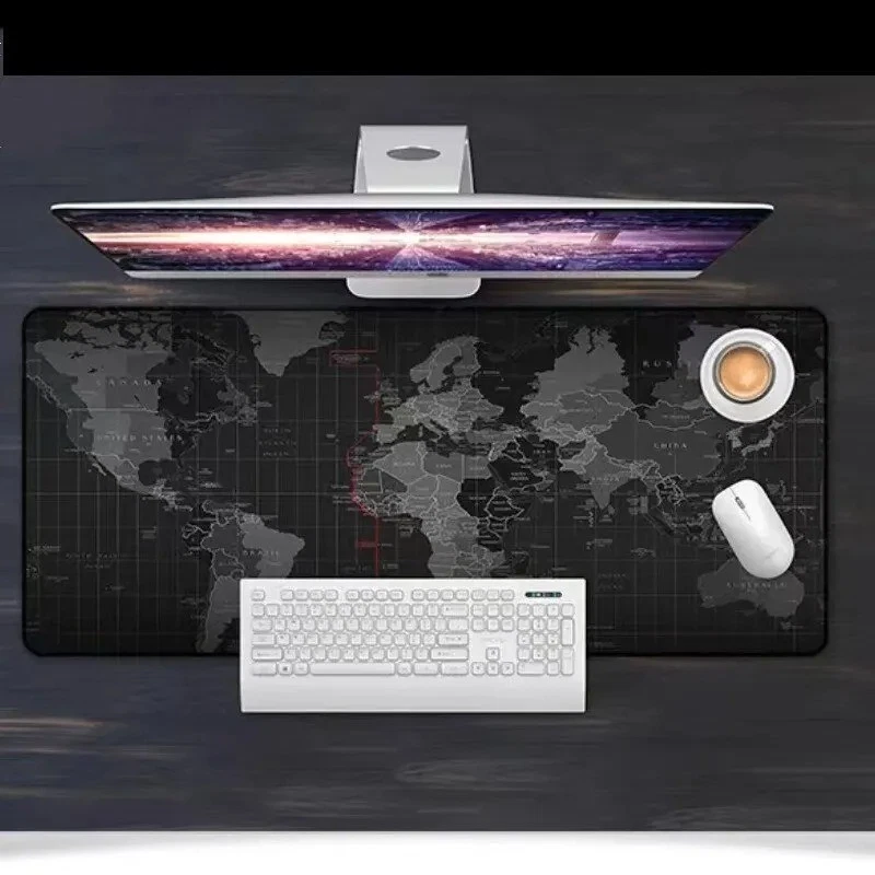 Extended Gaming Mouse Pad Large Size Desk Keyboard Mat 90x40CM - Image 2 of 4