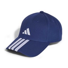 Unisex-Baseballkappe adidas 3-Streifen NEUES LOGO blau JP0384 Gr&ouml;&szlig;e 56