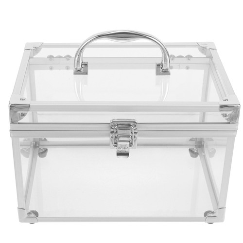Storage Box Cd Case Holder Boxes with Lids Travel Dvd Container for Discs - Afbeelding 6 van 12