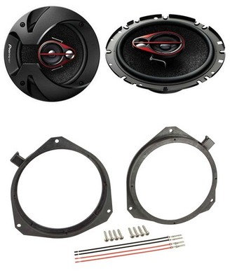Pioneer 3 Way 250 Watt 16.5cm Speakers for Alfa Dacia Fiat Ford Iveco Nissan