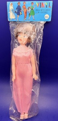 RARE New Sealed Vintage Hong Kong Fashion Doll Mid-Century Rooted Hair