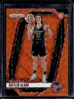 2024 Panini WNBA Prizm Caitlin Clark RC Orange Velocity Rookie #145 Fever