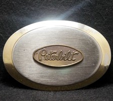 XE17146 VINTAGE 1970s  PETERBILT  TRUCK COMPANY ADVERTISEMENT BELT BUCKLE