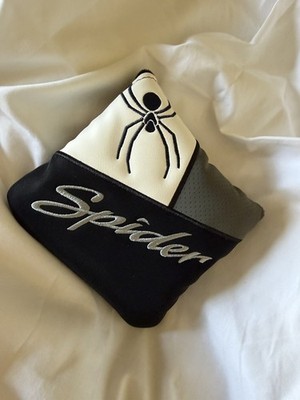 Authentische brandneue schwarz und grau TaylorMade Spider Putter Head Cover   