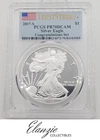 2017-S Proof American Silver Eagle Congratulations First Strike PCGS PR70