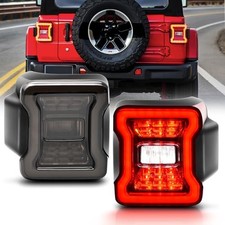 Full LED Tail Light Fit for Jeep Wrangler JL 2018-2024 For Stock Smoked