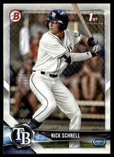 2018 Bowman Draft Nick Schnell Tampa Bay Rays #BD-44