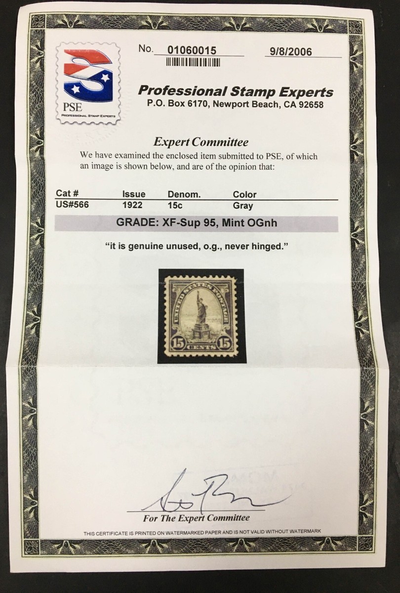 【MoNeページ】 MOMEN: US STAMPS #421 MINT OG VLH PSE GRADED CERT GEM-100