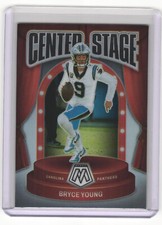 2024 Panini Mosaic 24 Bryce Young Carolina Panthers Center Stage Silver