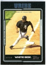 Juan Uribe Card 2005 Topps Black #186