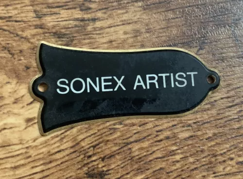 Gibson Sonex Artist - Original 1908’s Truss Rod Cover - Rare.