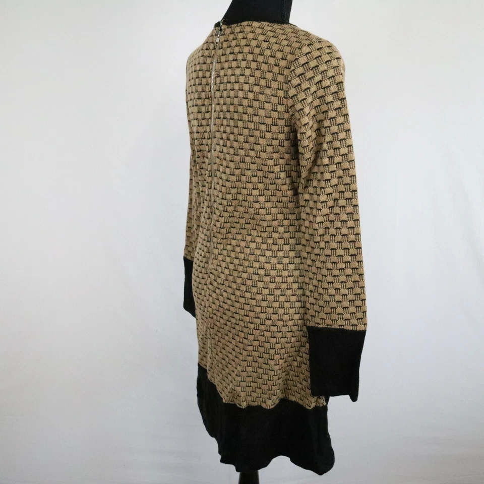 Vestido para mujer Ya Los Angeles grande tejido suéter tostado texturizado manga larga nuevo con etiquetas Foto 4 de 4