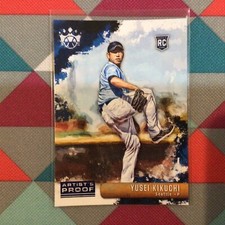 2019 panini DIAMOND KINGS Blue Artist's Proof Variation Yusei Kikuchi #112 RC