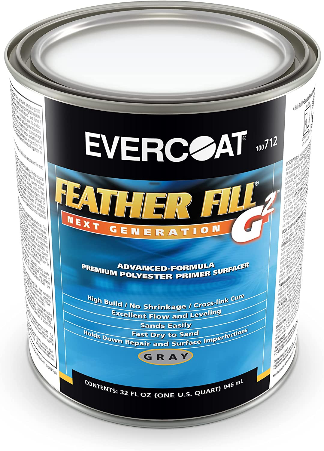 "Feather Fill G2 Premium Polyester Primer Surfacer for Fiberglass SMC & More ...