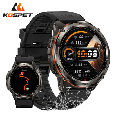 KOSPET  TANK T3 ULTRA 2 Smartwatch Dual GPS Edelstahlgehäuse 15 Tage Batterie