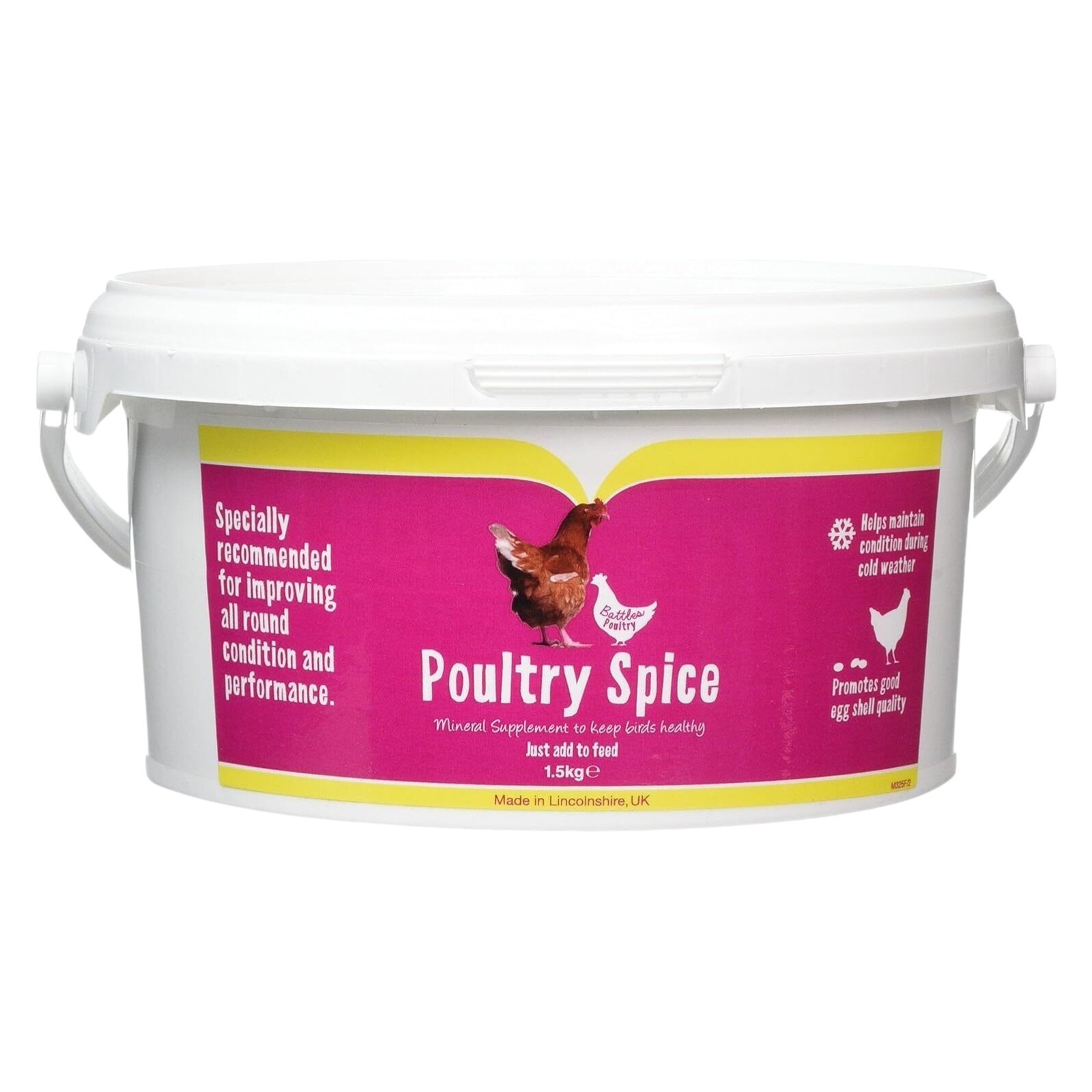 Battles Poultry Spice 1.5kg Mineral Supplement for Poultry, Duck, Goose & Game