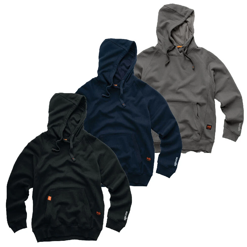 Scruffs Mens Eco Worker Zipped Pocket Hoodie | eBay