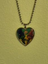 Trolls Friends Heart Shaped Pendant, Necklace