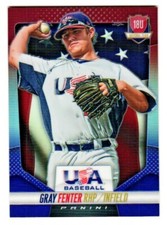 2014 Gray Fenter Panini Prizm USA Rookie Refractor Prizm 070/149 - Orioles