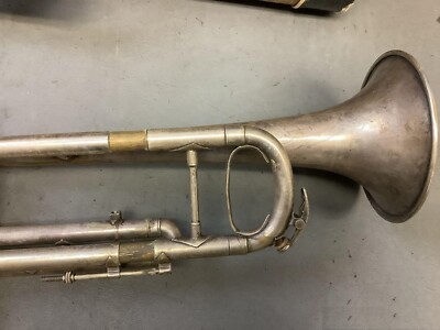 Vintage Pan American silver trumpet. USA. Very Good Condition for