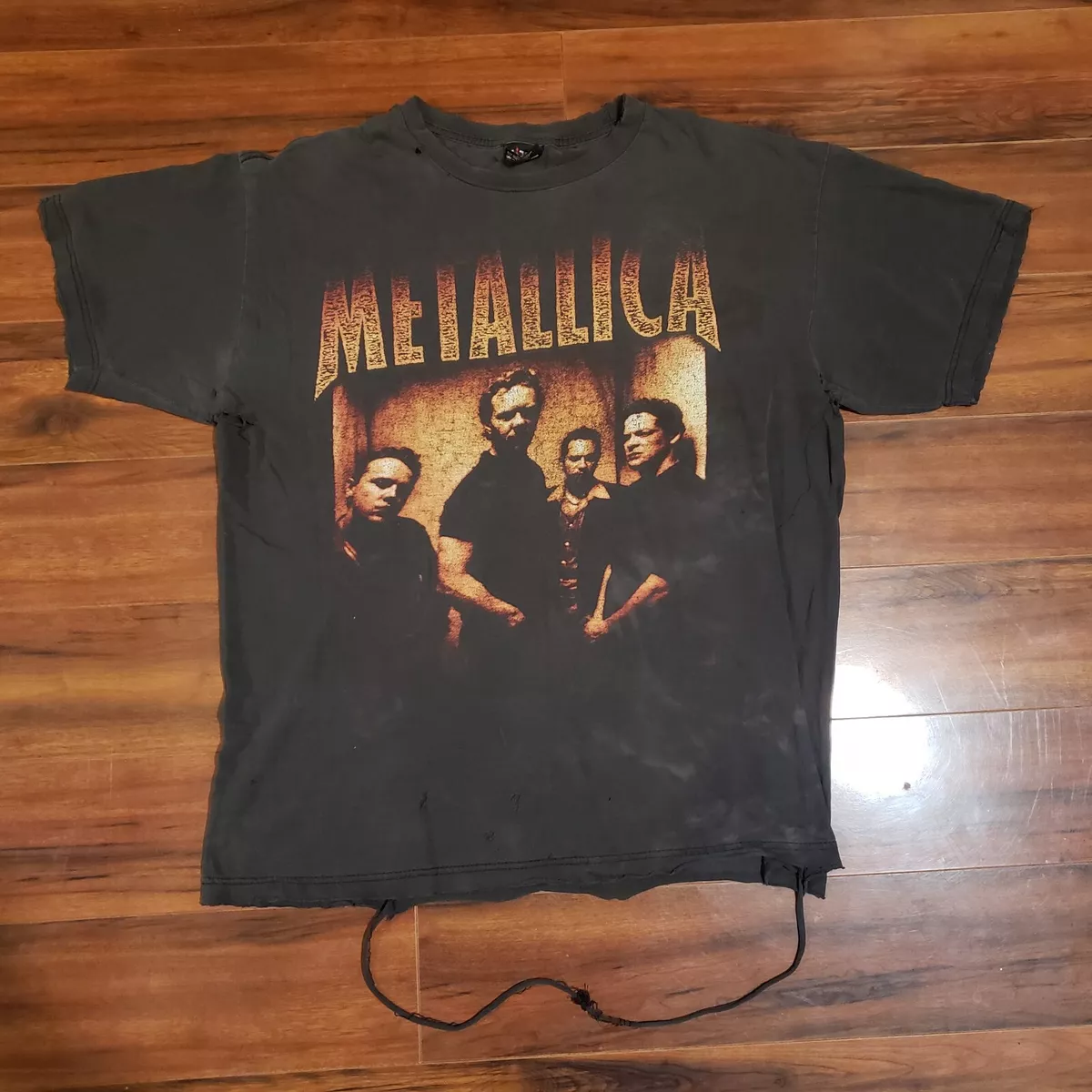 90s Metallica Original Distressed Band Tour Shirt Size | eBay