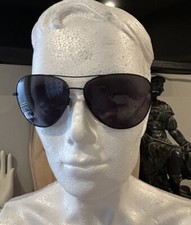 Nina Riccioringinalds Black Aviator Sunglasses 140-61-13 France Made