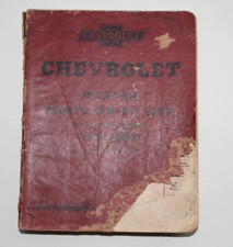1929 Thru 1941 Chevy Chevrolet Master Parts Price Catalog Book 6 Cylinder