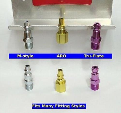 Pneumatic Air Tool 3 Gun Rack Holder 14 GA Shop Garage Wall Storage Organizer