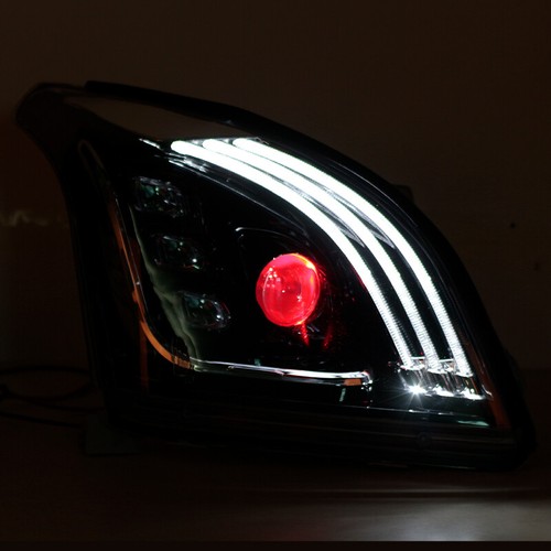 Pair For Toyota Land Cruiser Prado Fj120 2003-2009 LED Headlights Assemblies - Picture 21 of 24