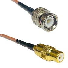 RG316 BNC MALE to RCA FEMALE RF Cable Rapid-SHIP LOT