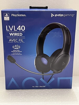 PDP Gaming LVL40 Wired Stereo Gaming Headset With Noise Cancellin