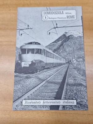 Italian Railway Routes 3 Domodossola Milan Bologna Florence Rome  