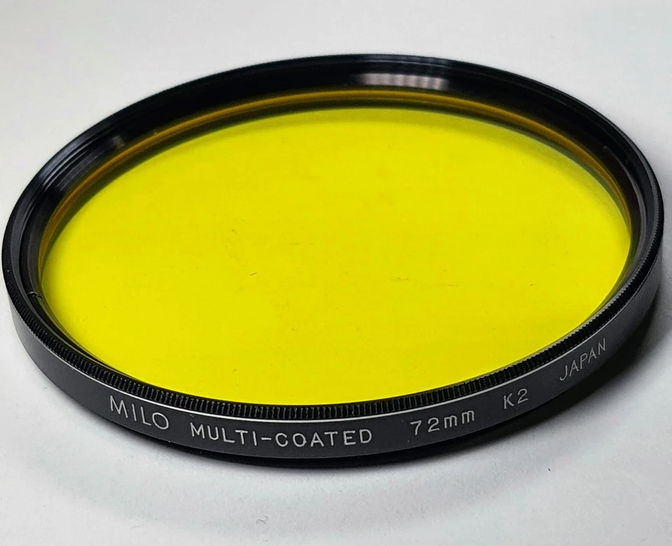 Professional 72mm Multi Coated Yellow Y2 (K2 ) Glass Lens Filter Japan E-72 Milo - Image 2 of 4