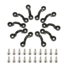 10Pcs Kayak Canoe Boat Pad Eyes Kayak Rigging Accessories  20 Screws Q8Y3