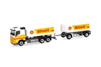"Herpa 316071 Volvo Fh Fd 2020 Benzintank-HäNgerzug \"Shell\" 1:87 Neu Modellauto"