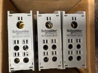 NEW 3 Pack Schneider Electric Power Distribution Block NSYEBAD12614