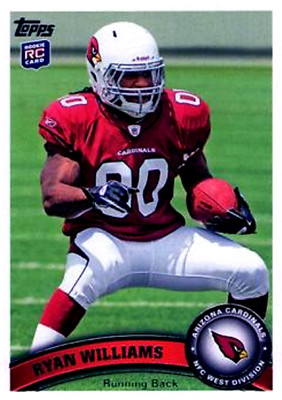 2011 Topps #395A Ryan Williams RC Arizona Cardinals