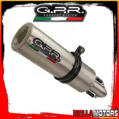 GPR AUSPUFF MOTO GUZZI SPORT 1200 4V 1200 2006-2007 ZUGELASSEN M3 EDELSTAHL GU.22.KAT.