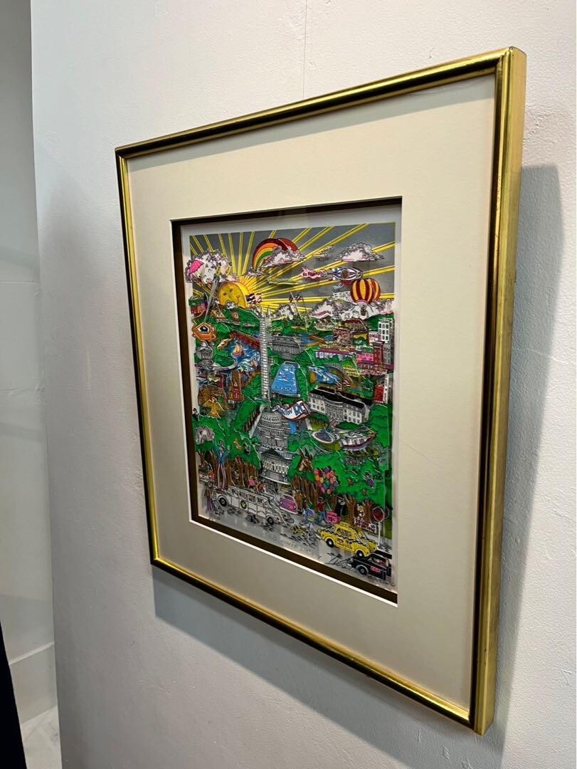 Charles Fazzino アート作品 27/300 Charles Fazzino Pop Art New York City 300 Piece Poster Sized